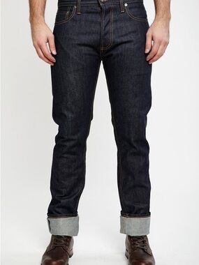 3Sixteen ST-100x Slim Tapered Indigo Selvedge Denim men’s 31 x 36